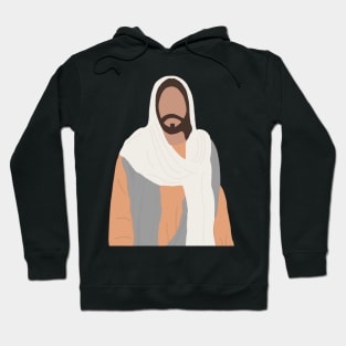 jesus minimalist color block Hoodie